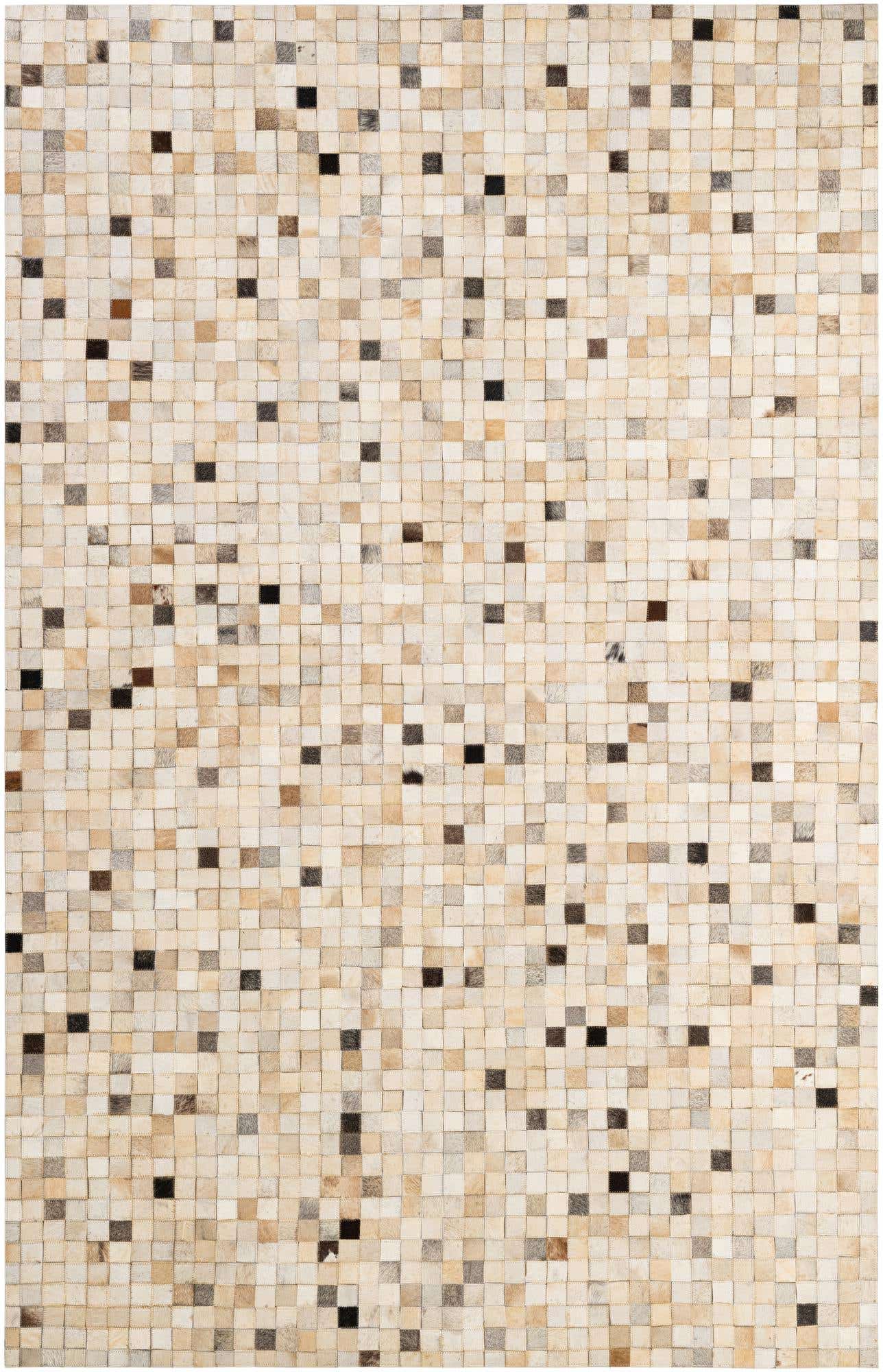 5' 2 x 7' 11 Cowhide - Patchwork Rug