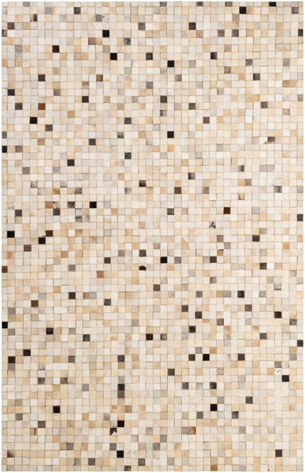 Detail image of 5' 2 x 7' 11 Cowhide - Patchwork Rug