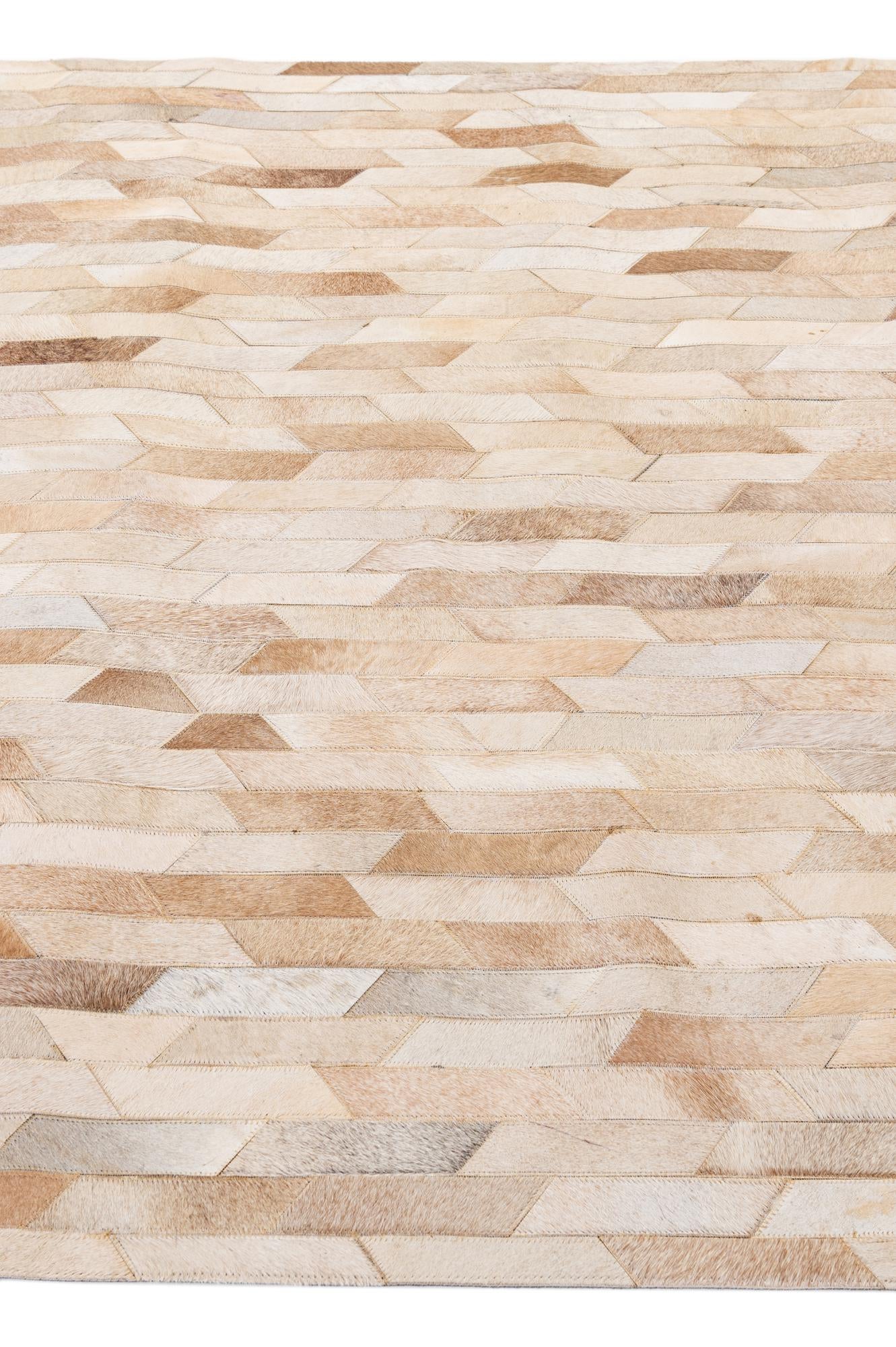 5' x 7' 11 Cowhide - Patchwork Rug