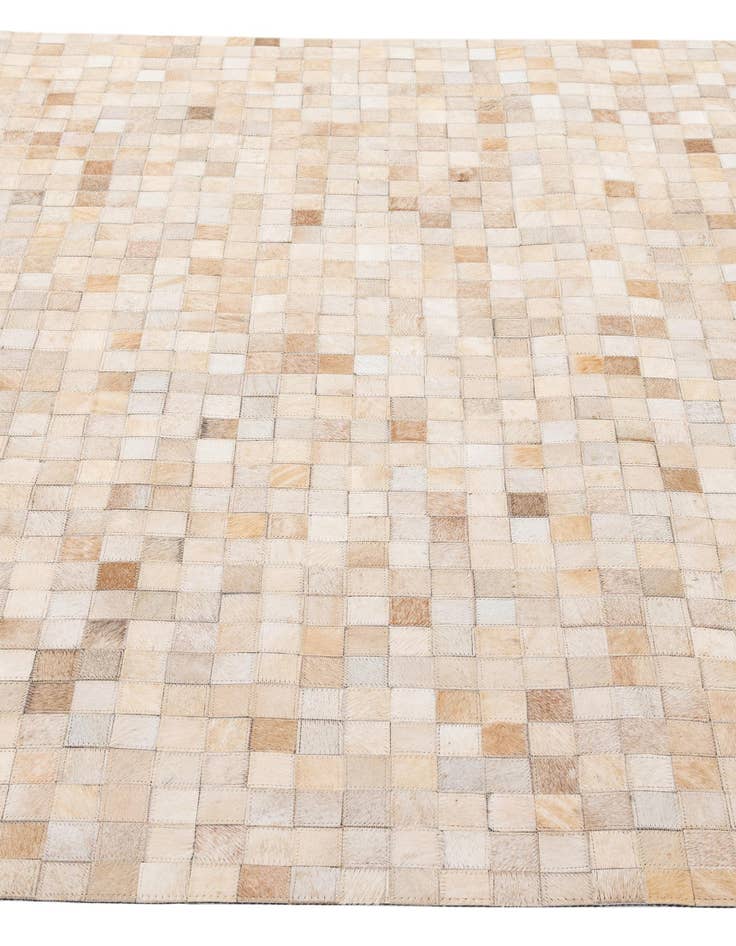 Detail image of 5' 1 x 8' Cowhide - Patchwork Rug