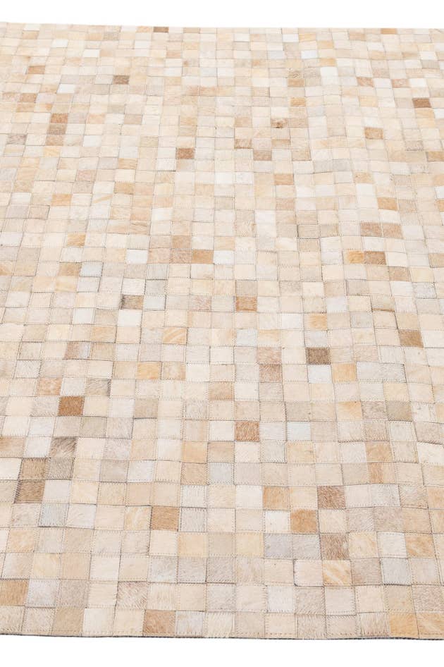 Detail image of 5' 1 x 8' Cowhide - Patchwork Rug