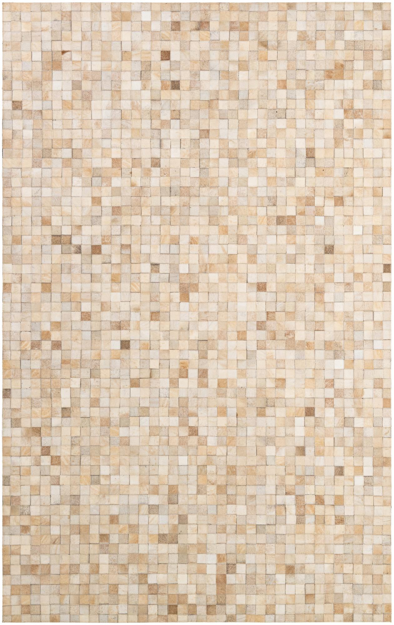 5' 1 x 8' Cowhide - Patchwork Rug