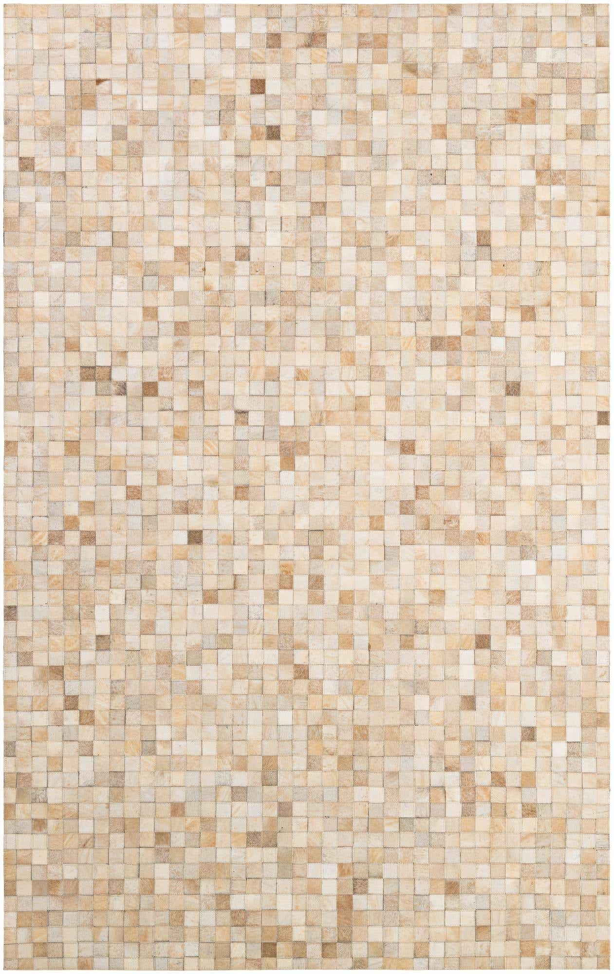 5' 1 x 8' Cowhide - Patchwork Rug