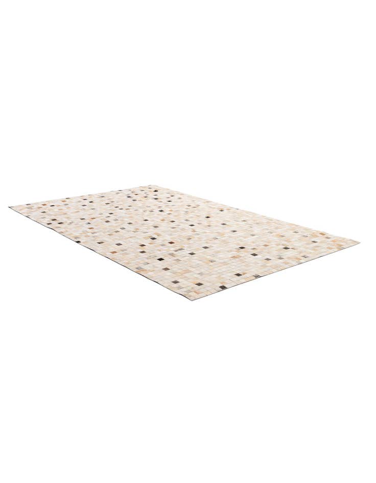 Detail image of 5' 1 x 7' 11 Cowhide - Patchwork Rug