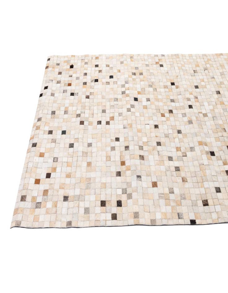 Detail image of 5' 1 x 7' 11 Cowhide - Patchwork Rug