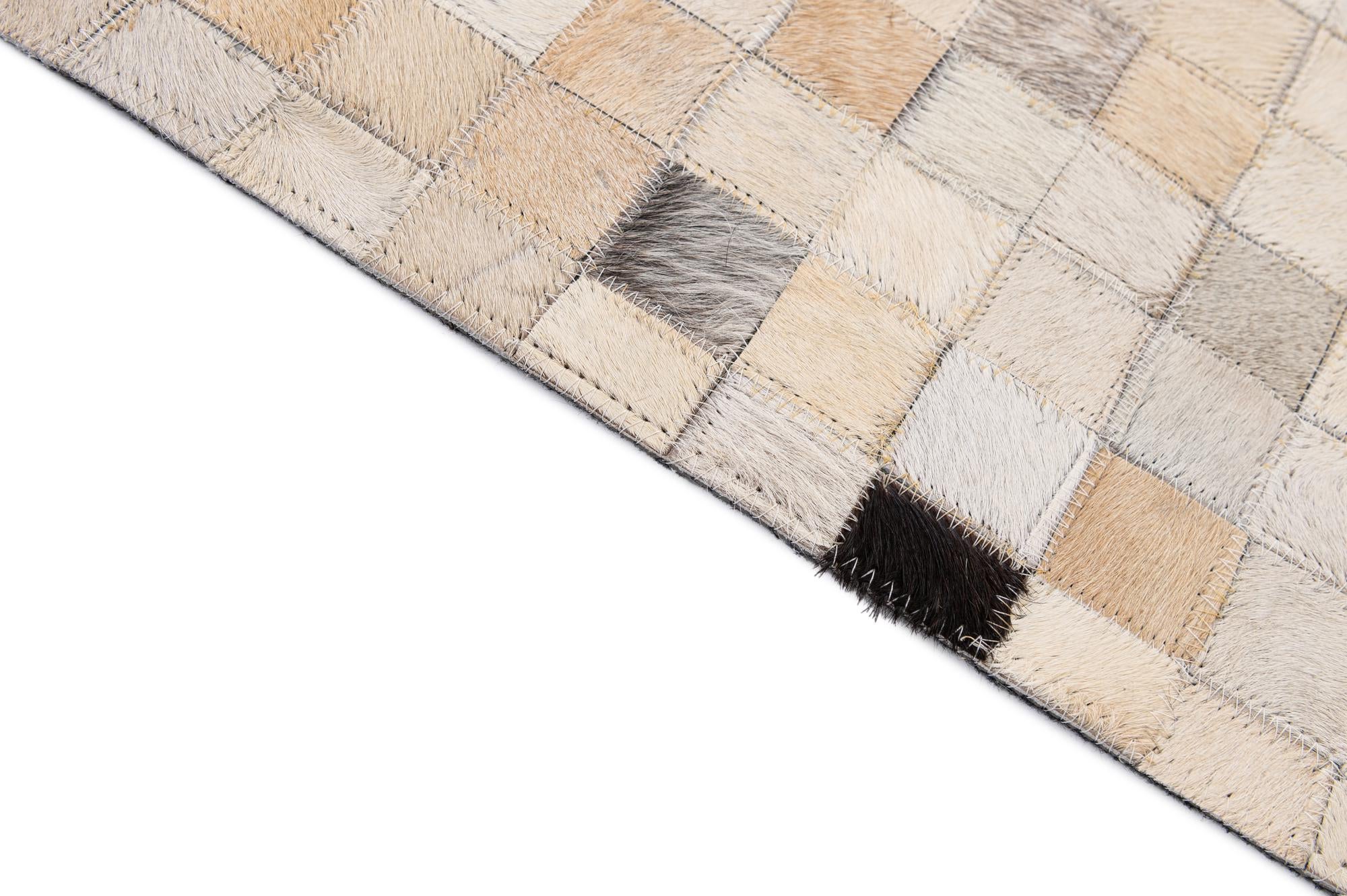 5' 1 x 7' 11 Cowhide - Patchwork Rug