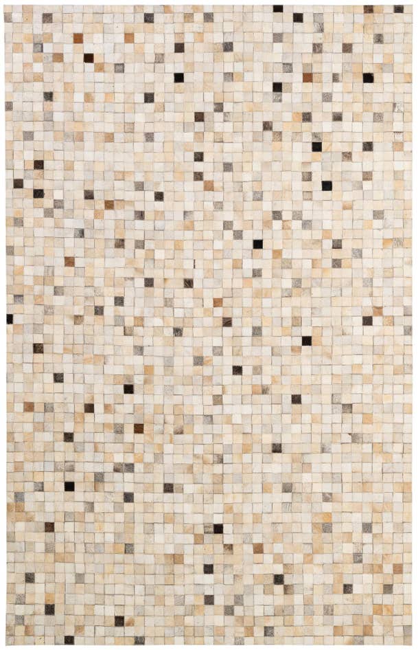 Detail image of 5' 1 x 7' 11 Cowhide - Patchwork Rug