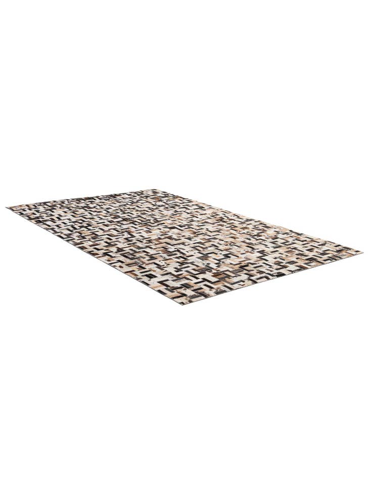 Detail image of 5' x 8' Cowhide - Patchwork Rug