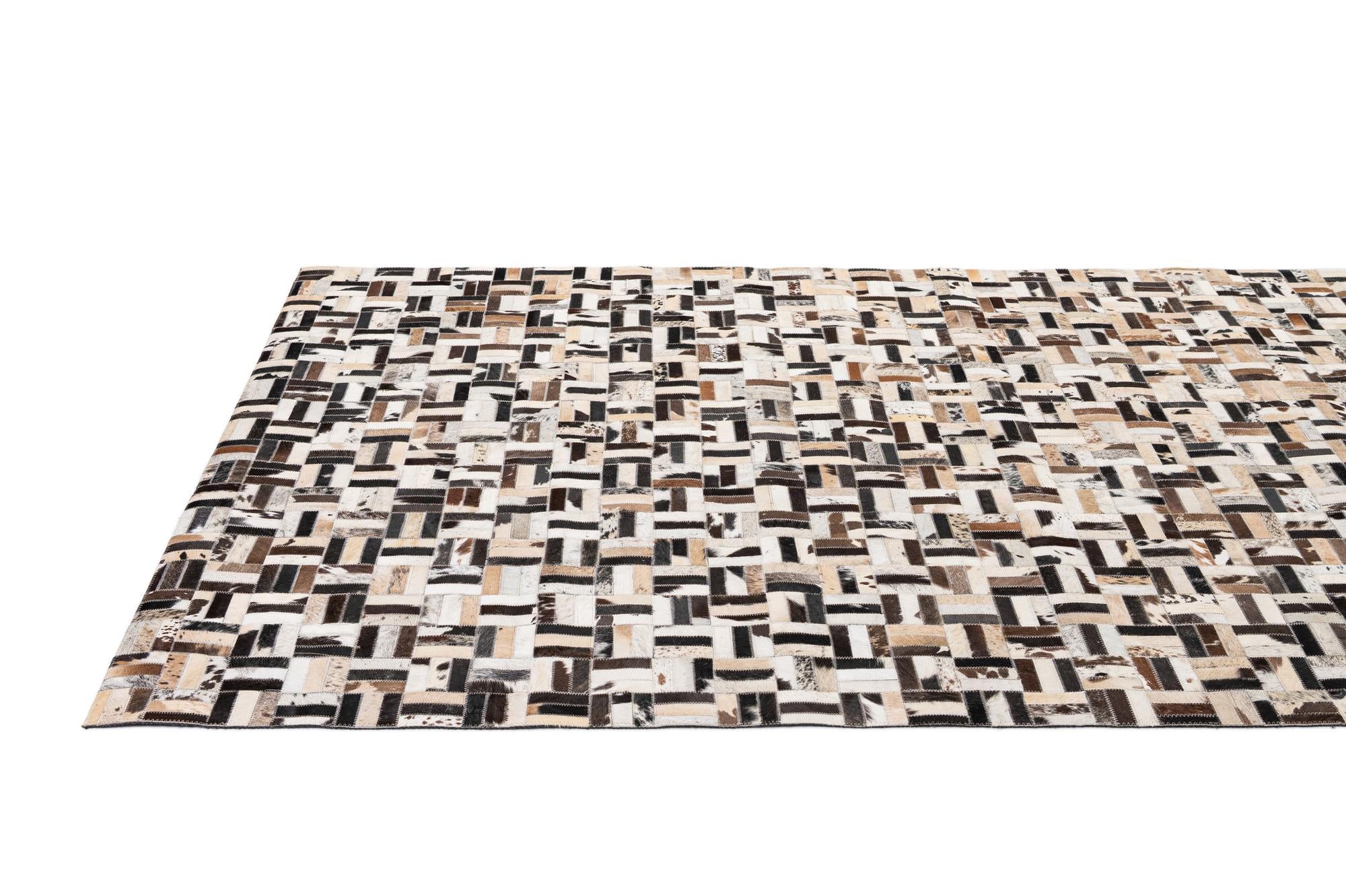 5' x 8' Cowhide - Patchwork Rug