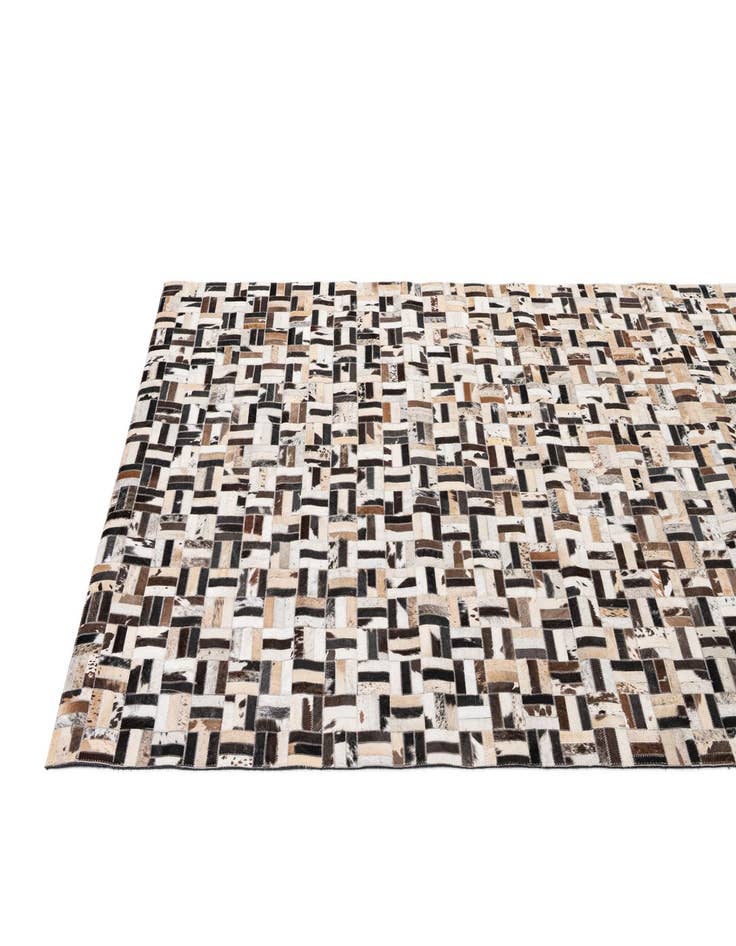Detail image of 5' x 8' Cowhide - Patchwork Rug