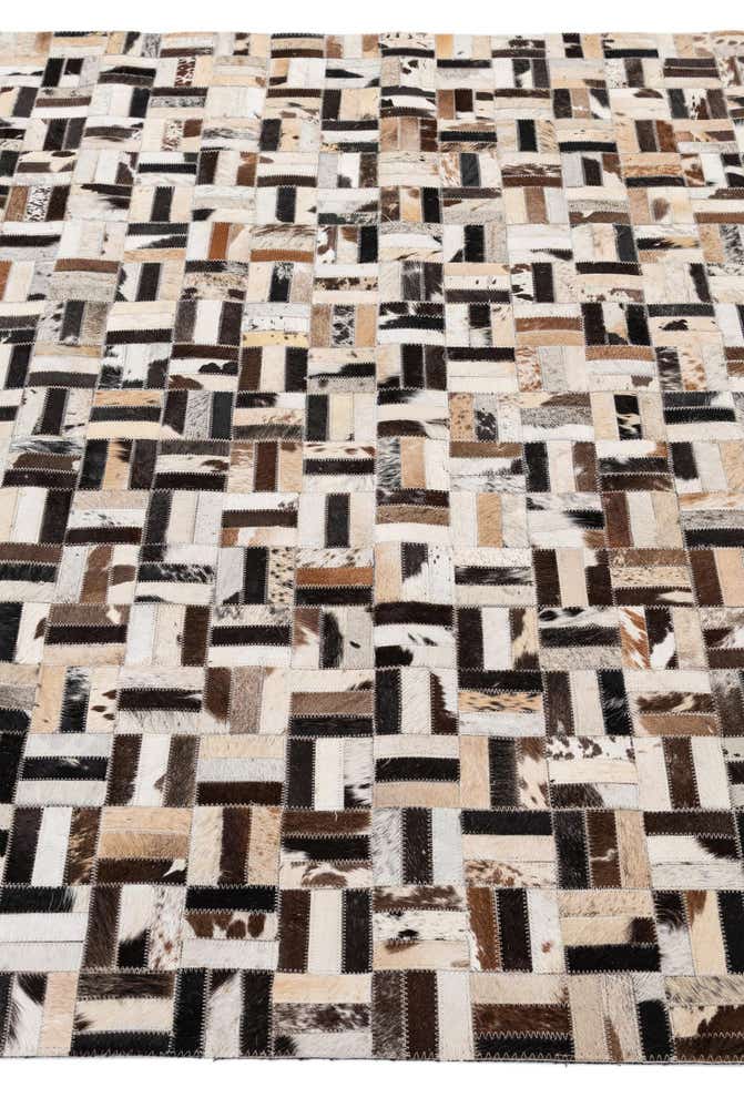 5' x 8' Cowhide - Patchwork Rug
