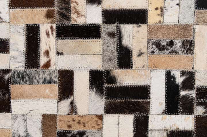 5' x 8' Cowhide - Patchwork Rug
