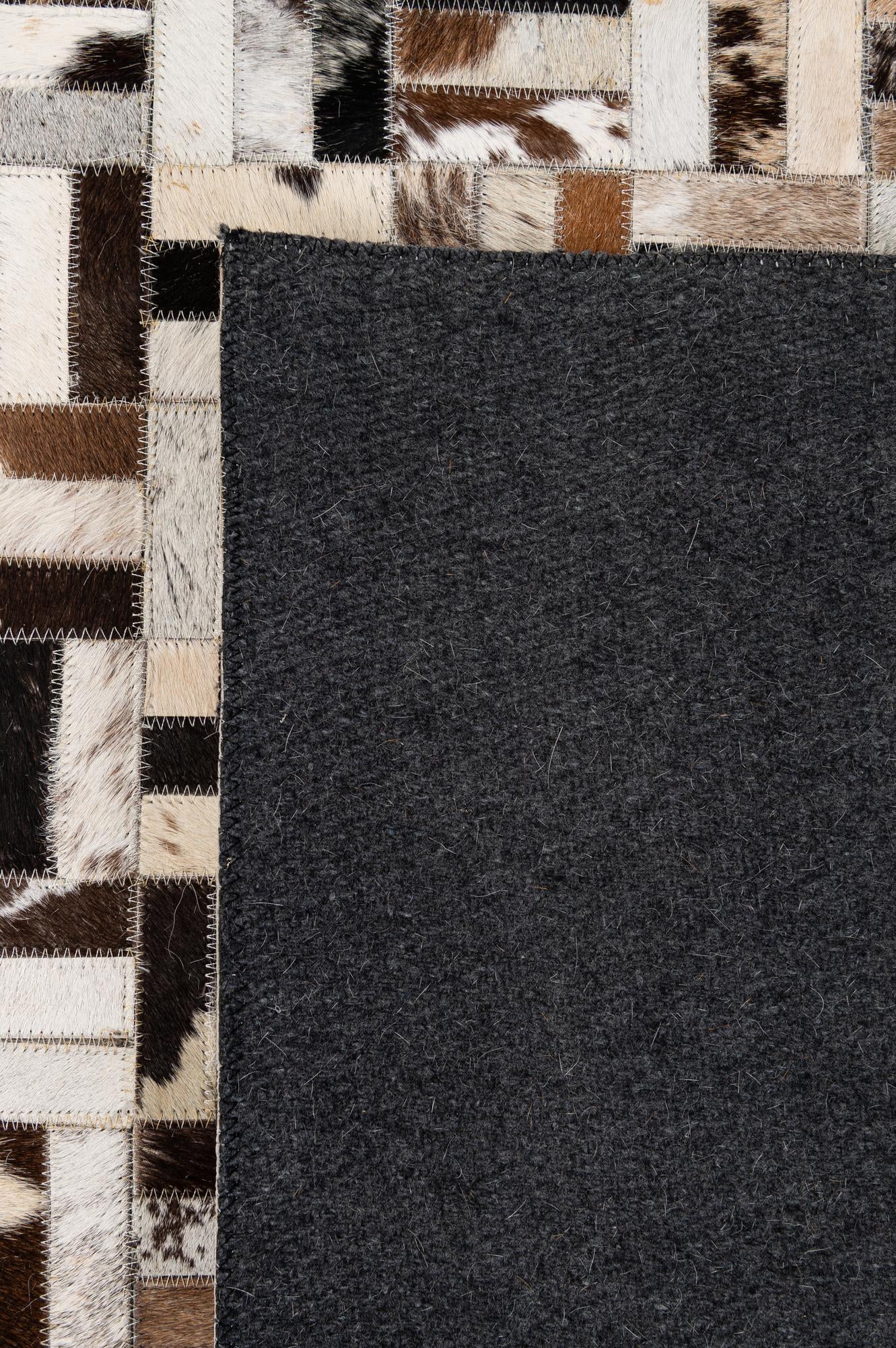 5' x 8' Cowhide - Patchwork Rug