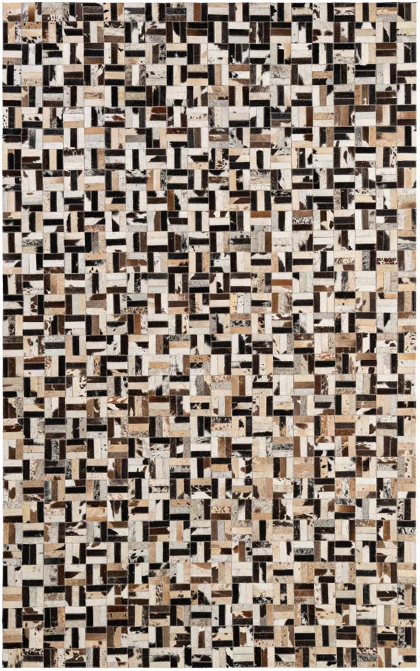 Detail image of 5' x 8' Cowhide - Patchwork Rug