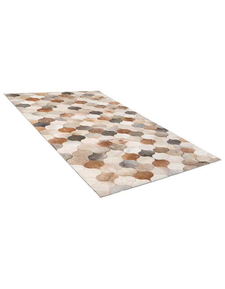 Detail image of 5' x 8' Cowhide - Patchwork Rug