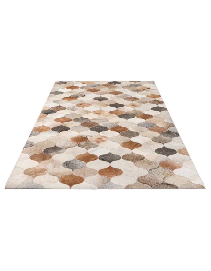 Detail image of 5' x 8' Cowhide - Patchwork Rug