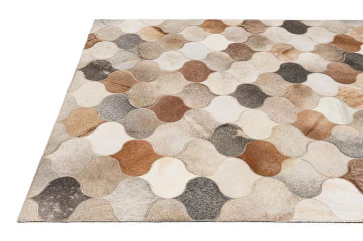 5' x 8' Cowhide - Patchwork Rug