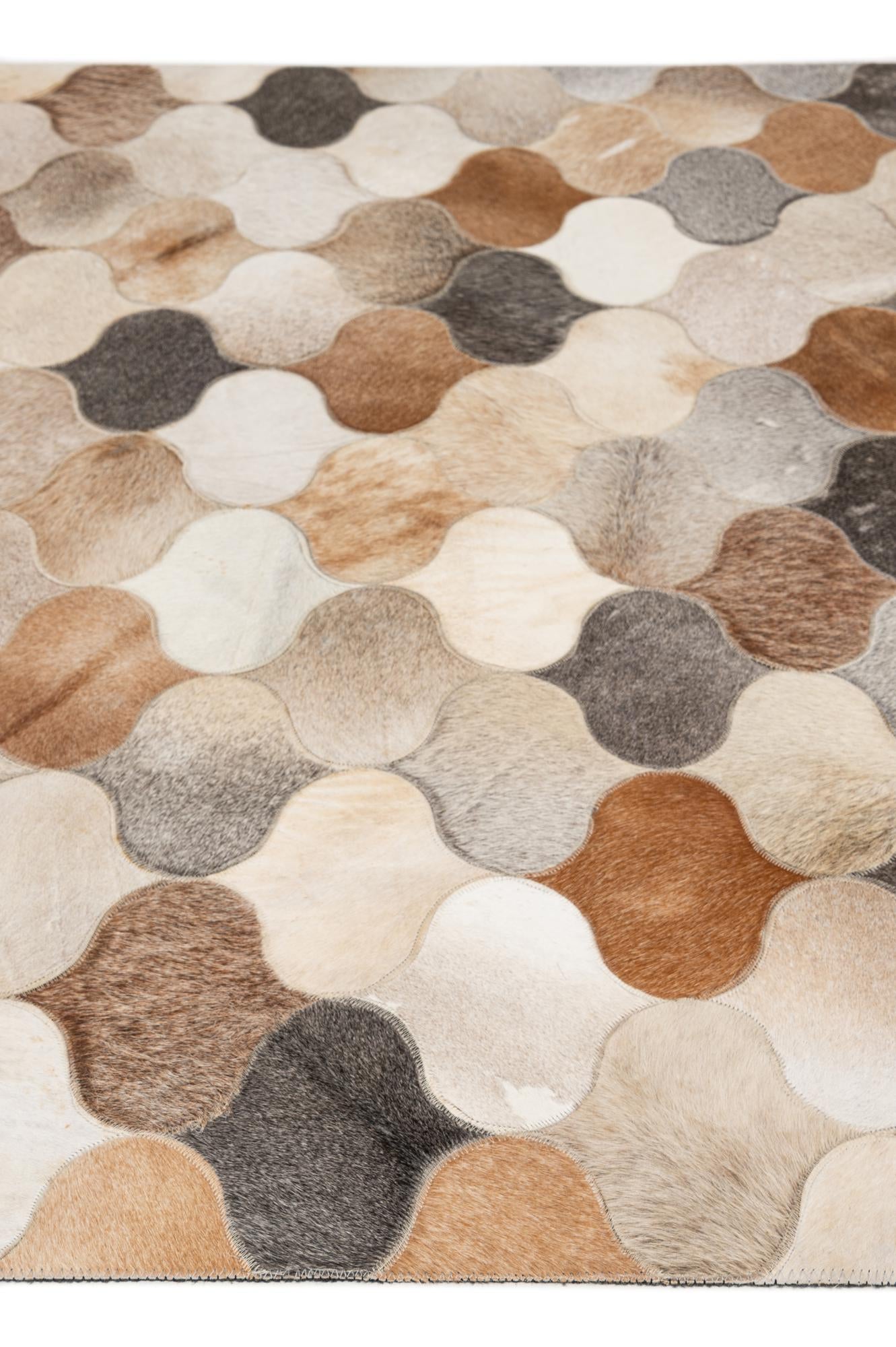 5' x 8' Cowhide - Patchwork Rug