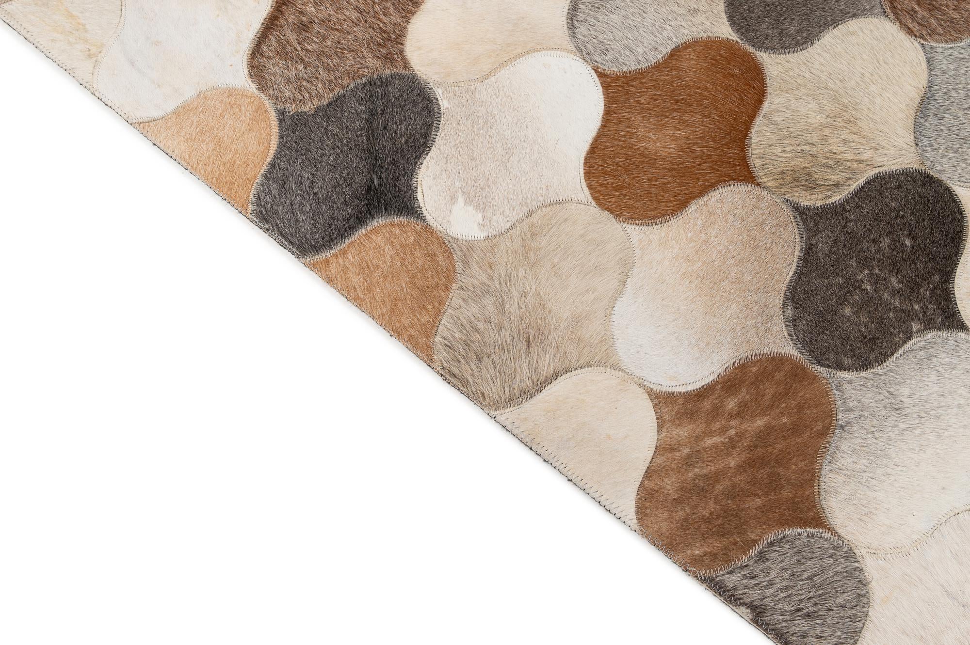 5' x 8' Cowhide - Patchwork Rug