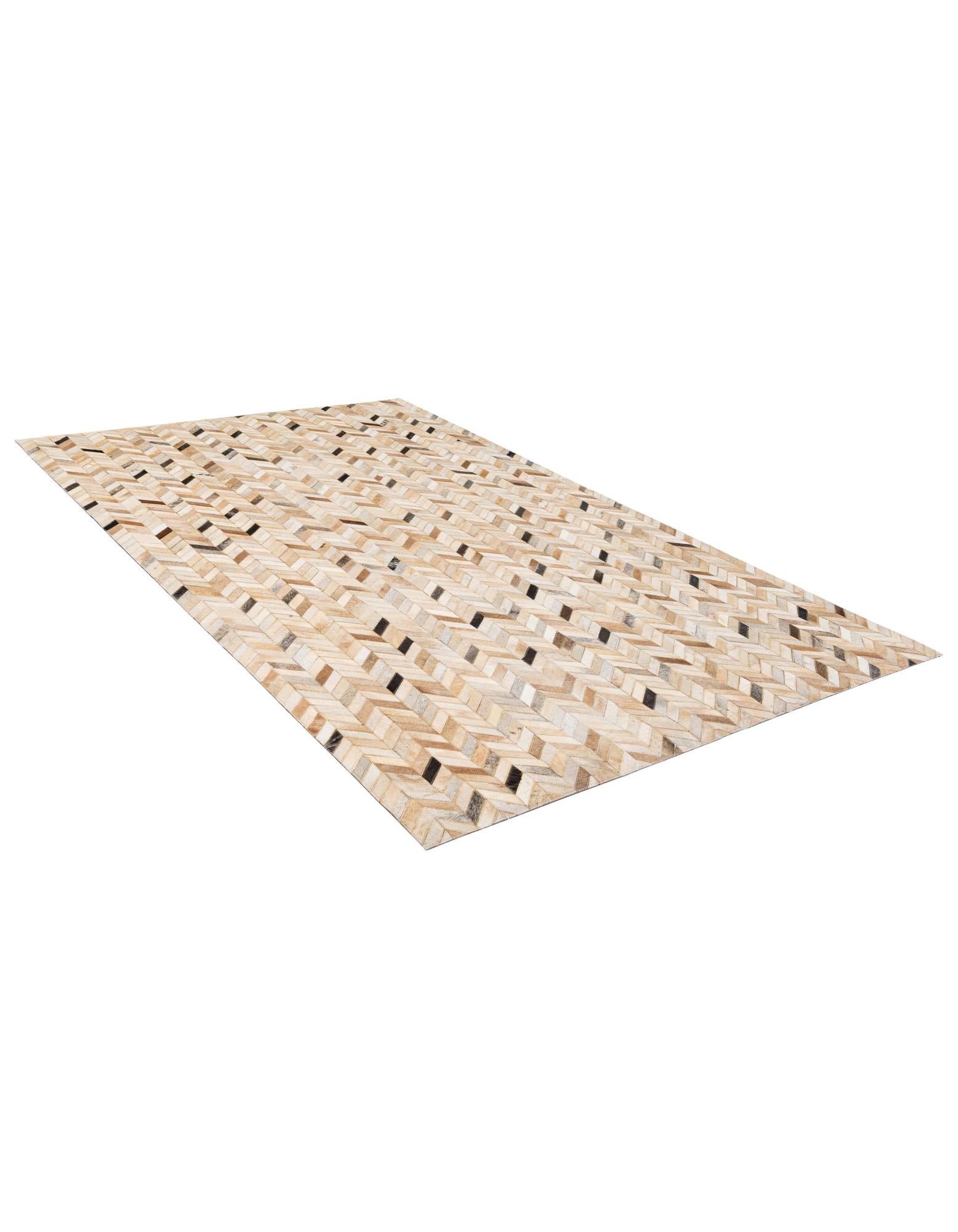 5' x 8' 2 Cowhide - Patchwork Rug