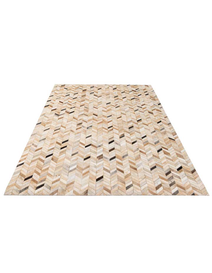 5' x 8' 2 Cowhide - Patchwork Rug