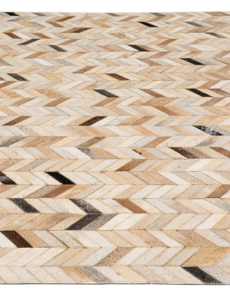 Detail image of 5' x 8' 2 Cowhide - Patchwork Rug