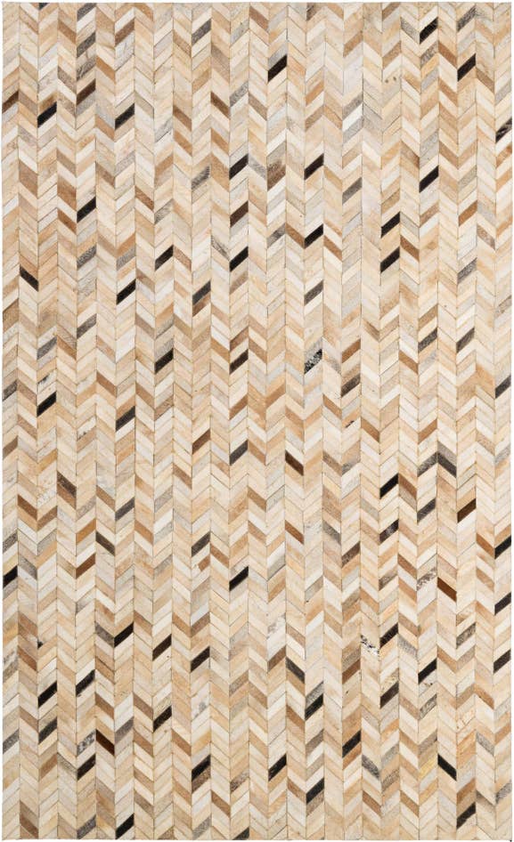 Detail image of 5' x 8' 2 Cowhide - Patchwork Rug