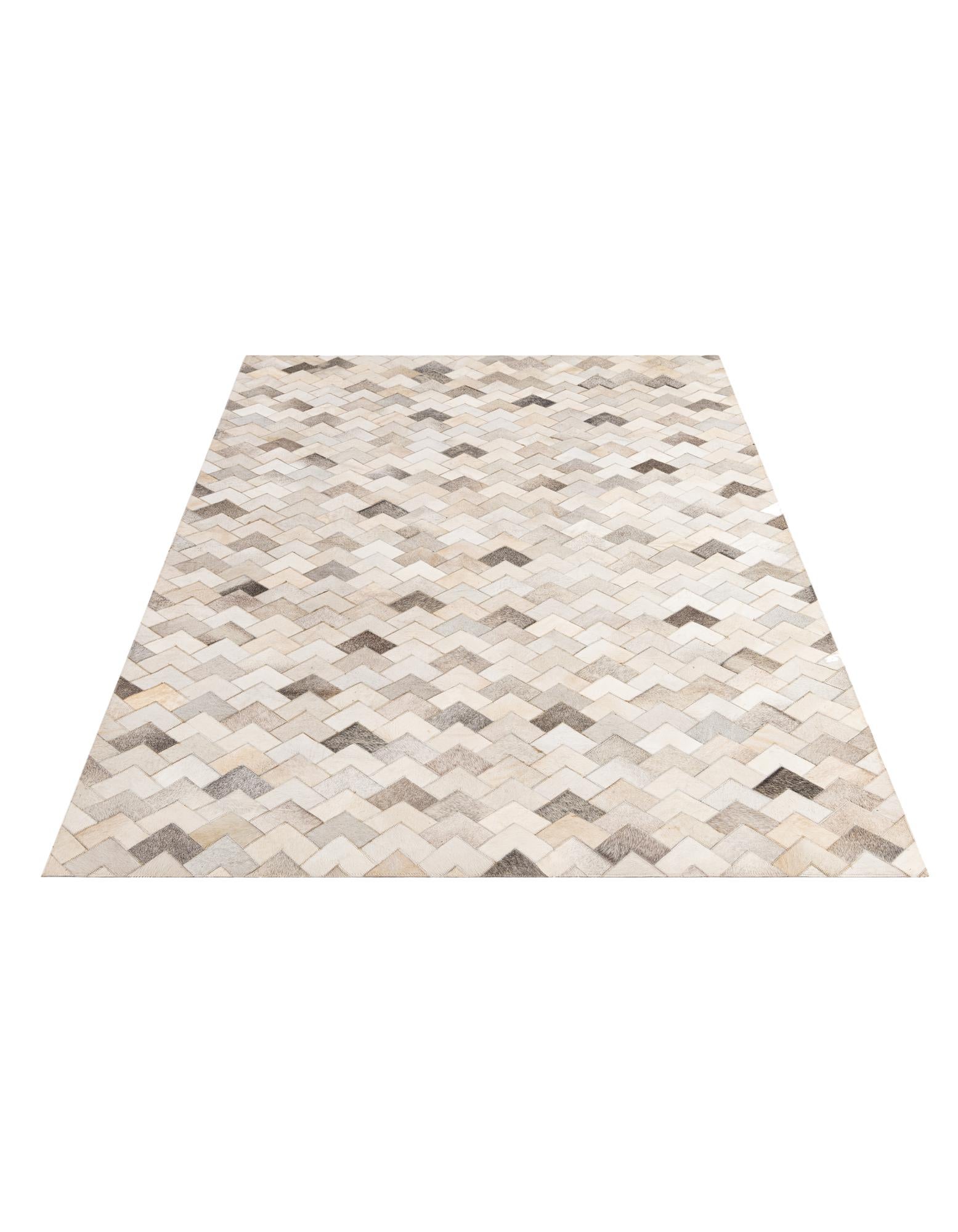 5' 2 x 8' Cowhide - Patchwork Rug