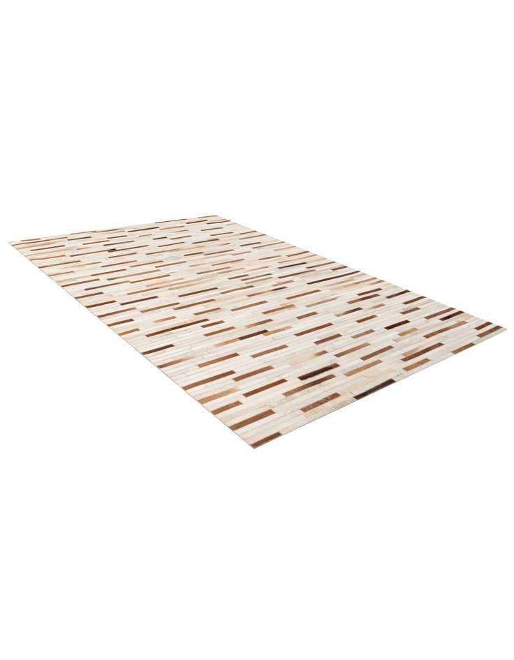 Detail image of 5' 1 x 7' 11 Cowhide - Patchwork Rug