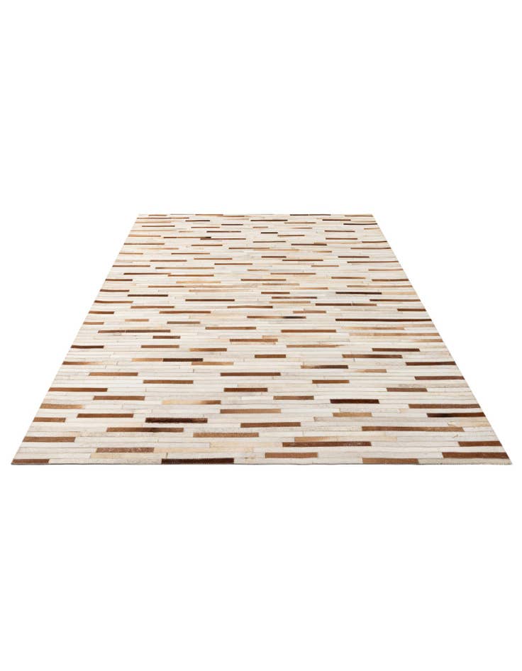 Detail image of 5' 1 x 7' 11 Cowhide - Patchwork Rug