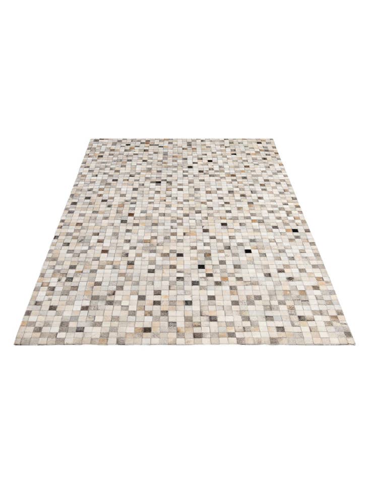 Detail image of 5' x 8' Cowhide - Patchwork Rug