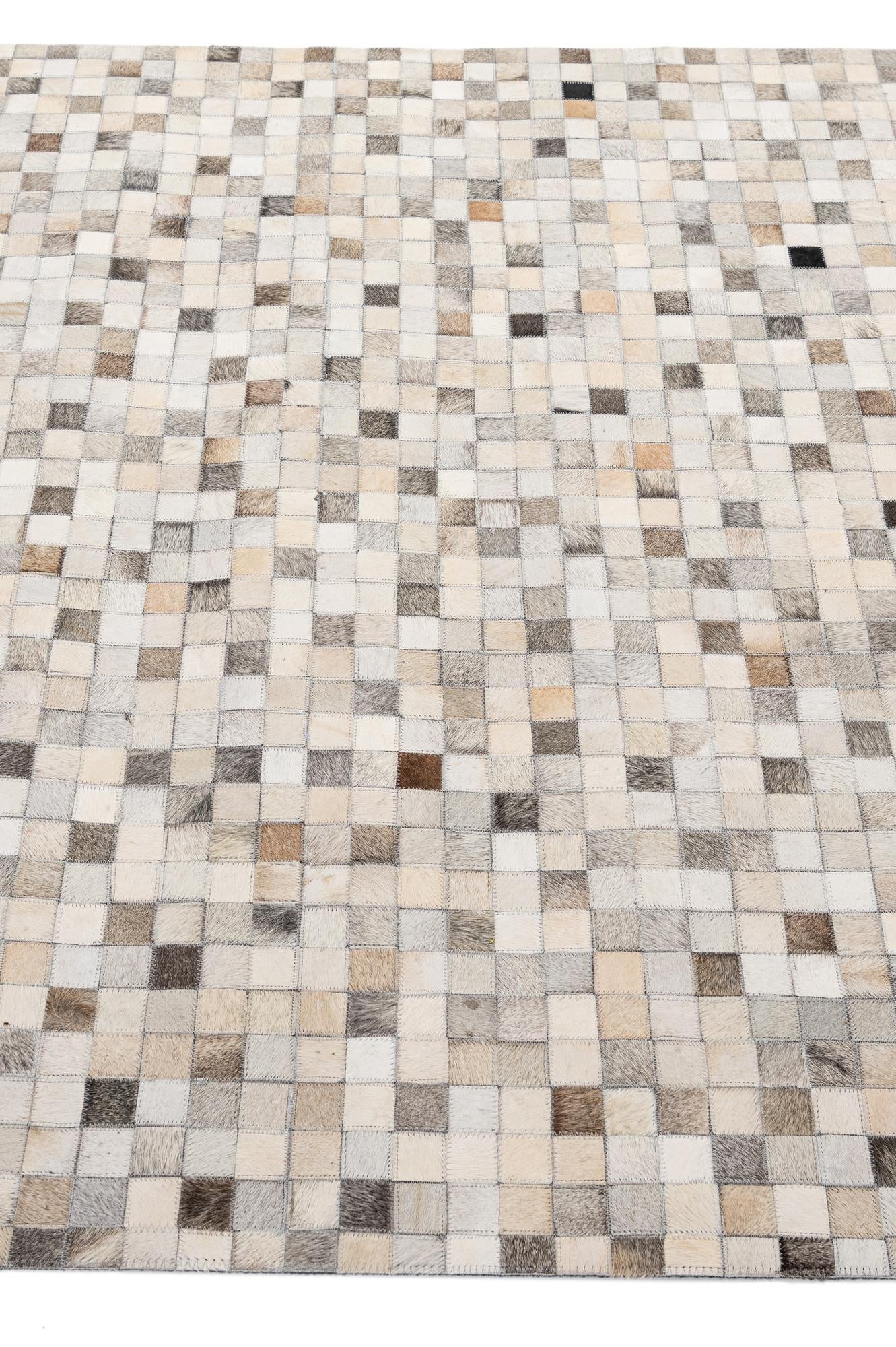 5' x 8' Cowhide - Patchwork Rug