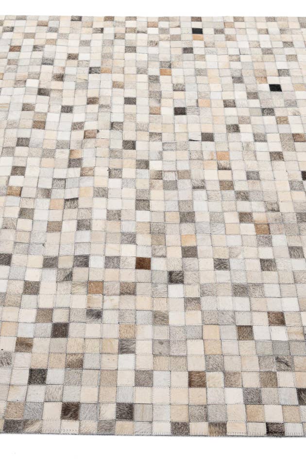 Detail image of 5' x 8' Cowhide - Patchwork Rug
