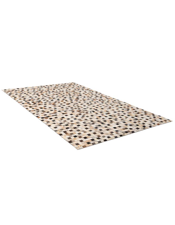 Detail image of 5' 1 x 8' 1 Cowhide - Patchwork Rug