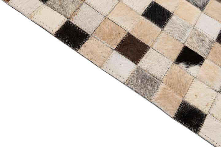 5' 1 x 8' 1 Cowhide - Patchwork Rug