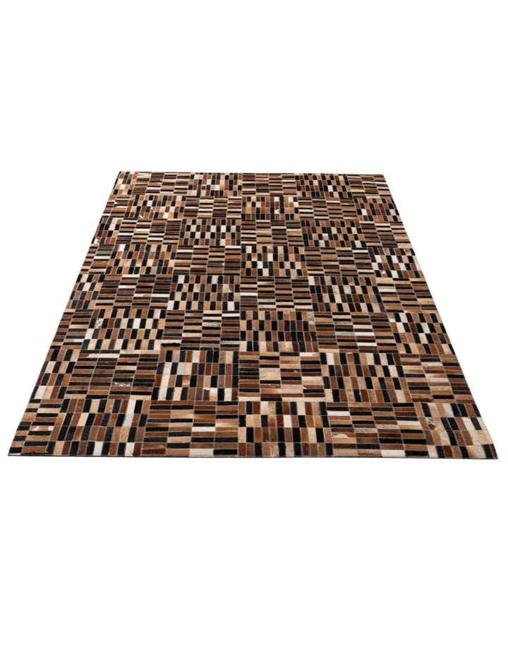 5' 1 x 7' 10 Cowhide - Patchwork Rug