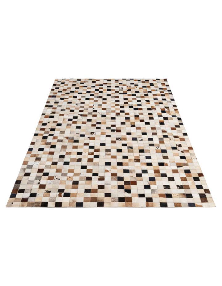5' 1 x 7' 11 Cowhide - Patchwork Rug