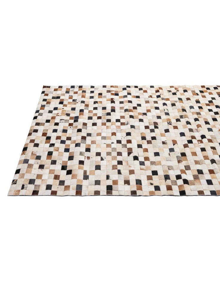Detail image of 5' 1 x 7' 11 Cowhide - Patchwork Rug