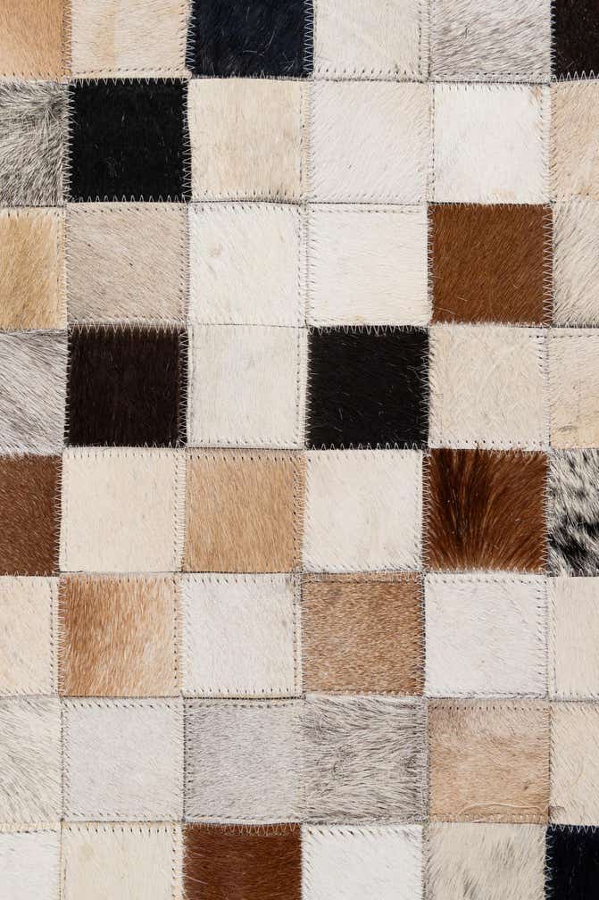 5' 1 x 7' 11 Cowhide - Patchwork Rug