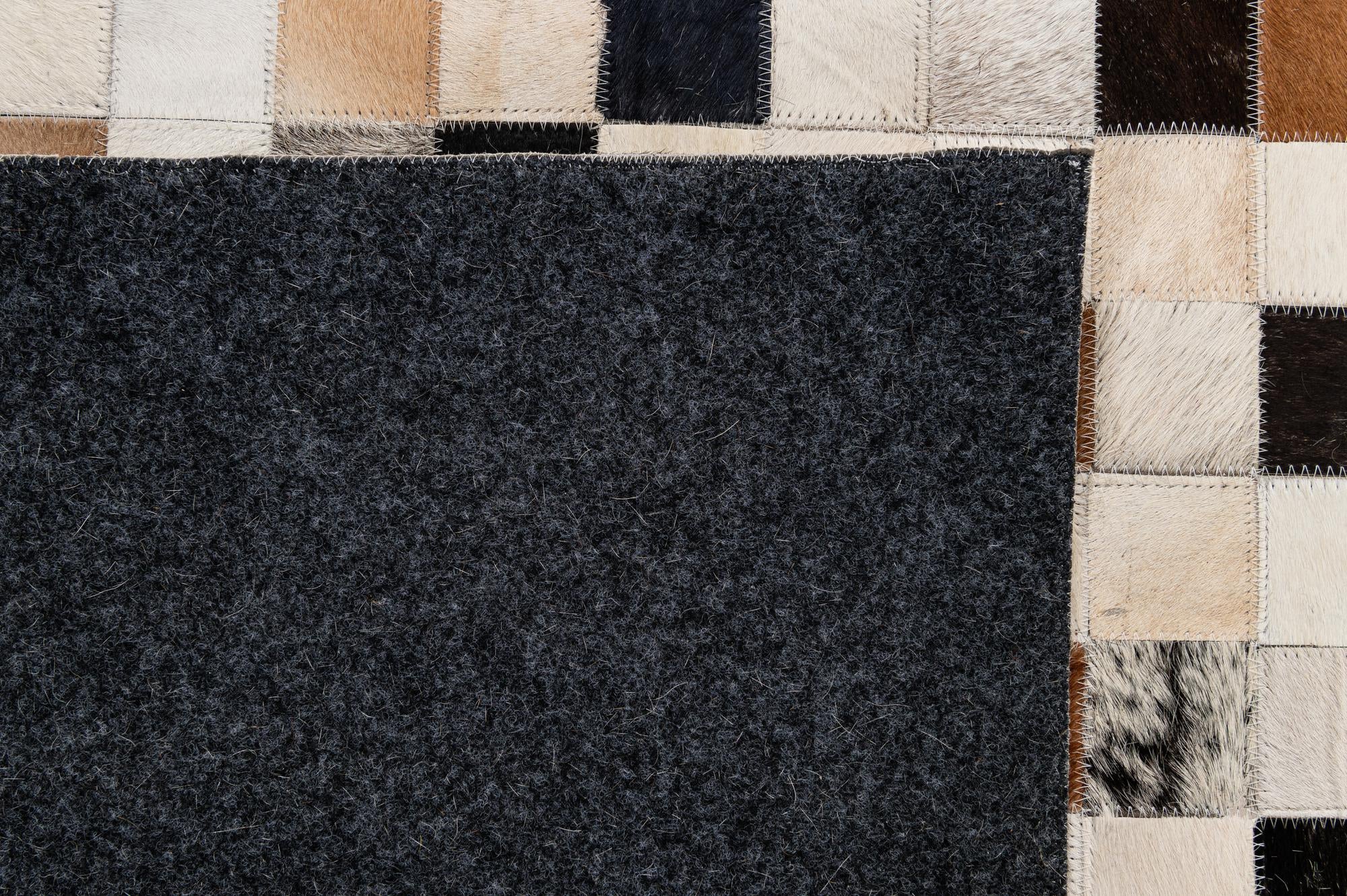 5' 1 x 7' 11 Cowhide - Patchwork Rug