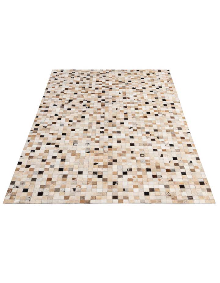 5' 1 x 7' 10 Cowhide - Patchwork Rug