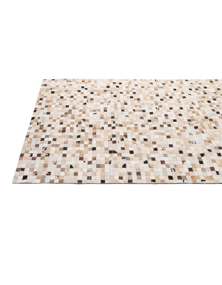 Detail image of 5' 1 x 7' 10 Cowhide - Patchwork Rug