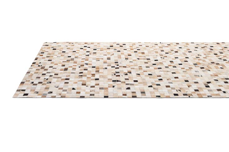 Detail image of 5' 1 x 7' 10 Cowhide - Patchwork Rug