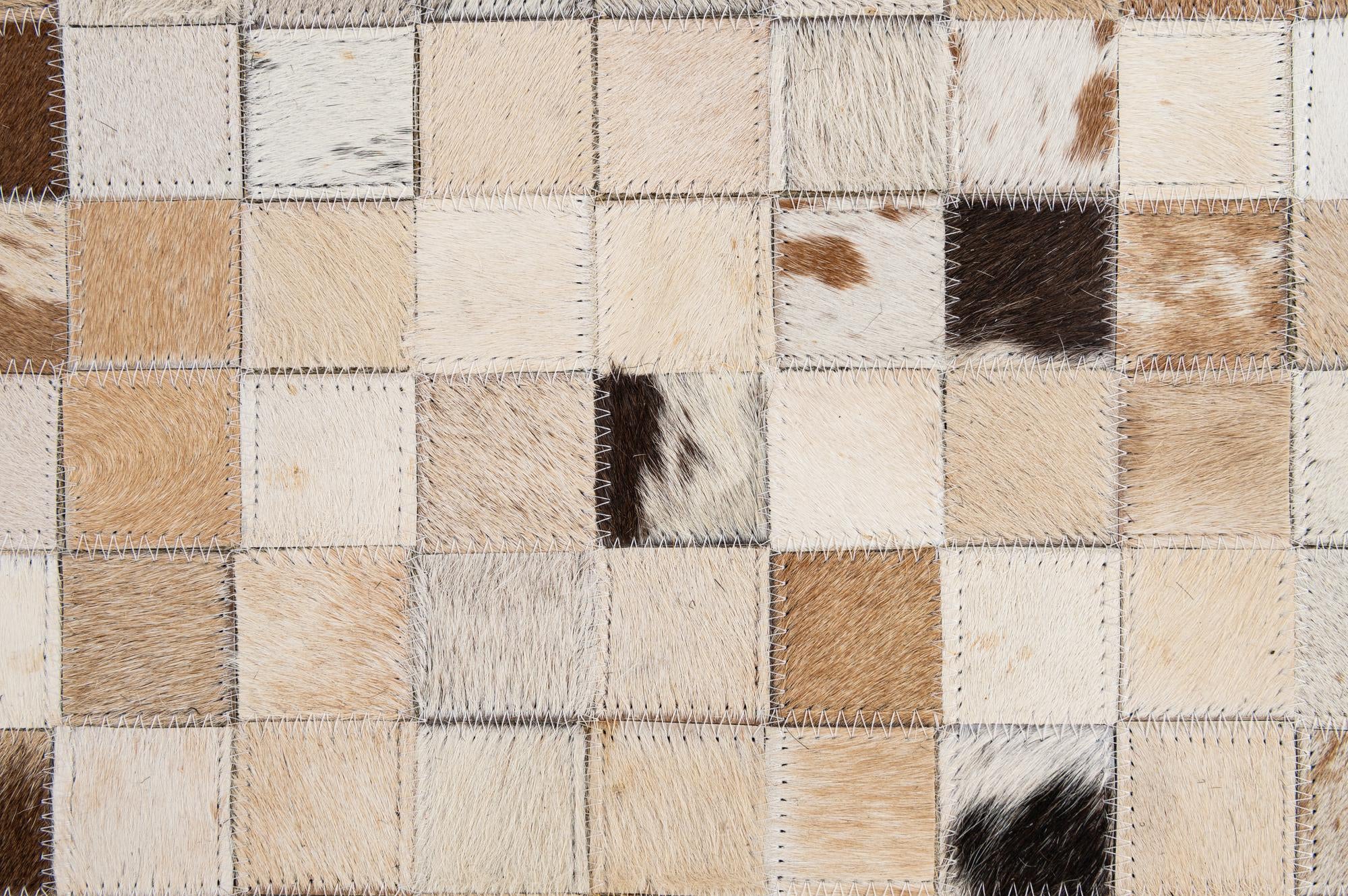 5' 1 x 7' 10 Cowhide - Patchwork Rug