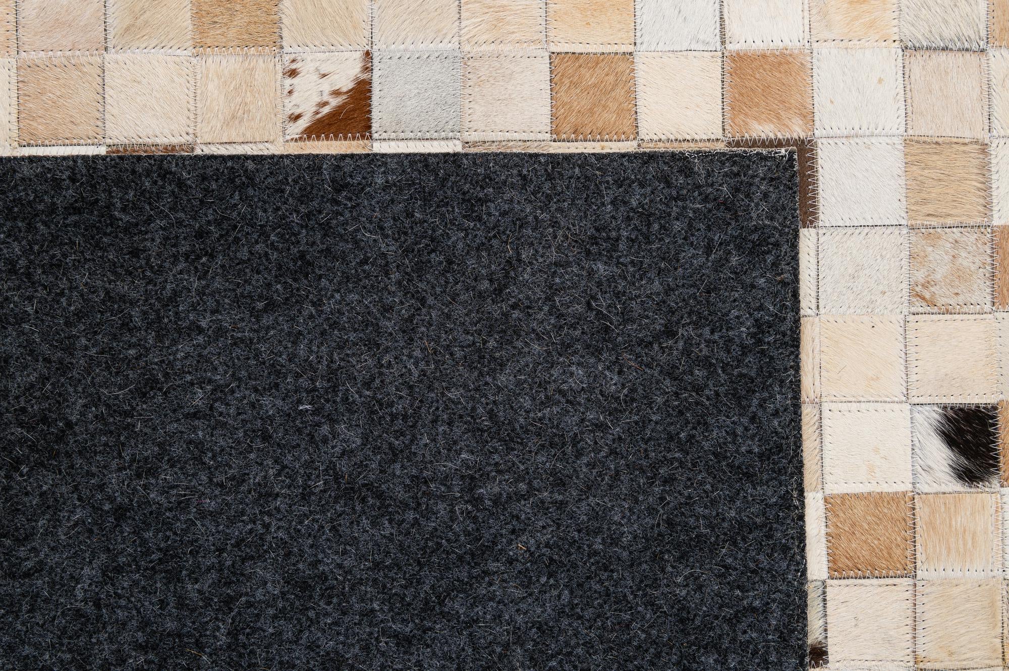 5' 1 x 7' 10 Cowhide - Patchwork Rug