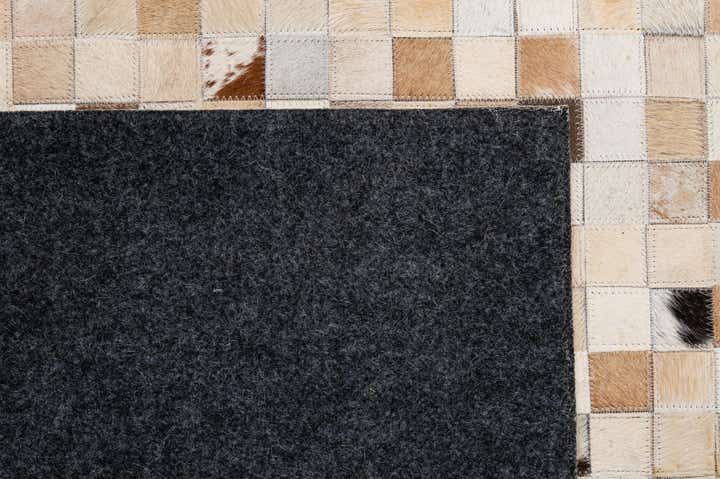 5' 1 x 7' 10 Cowhide - Patchwork Rug