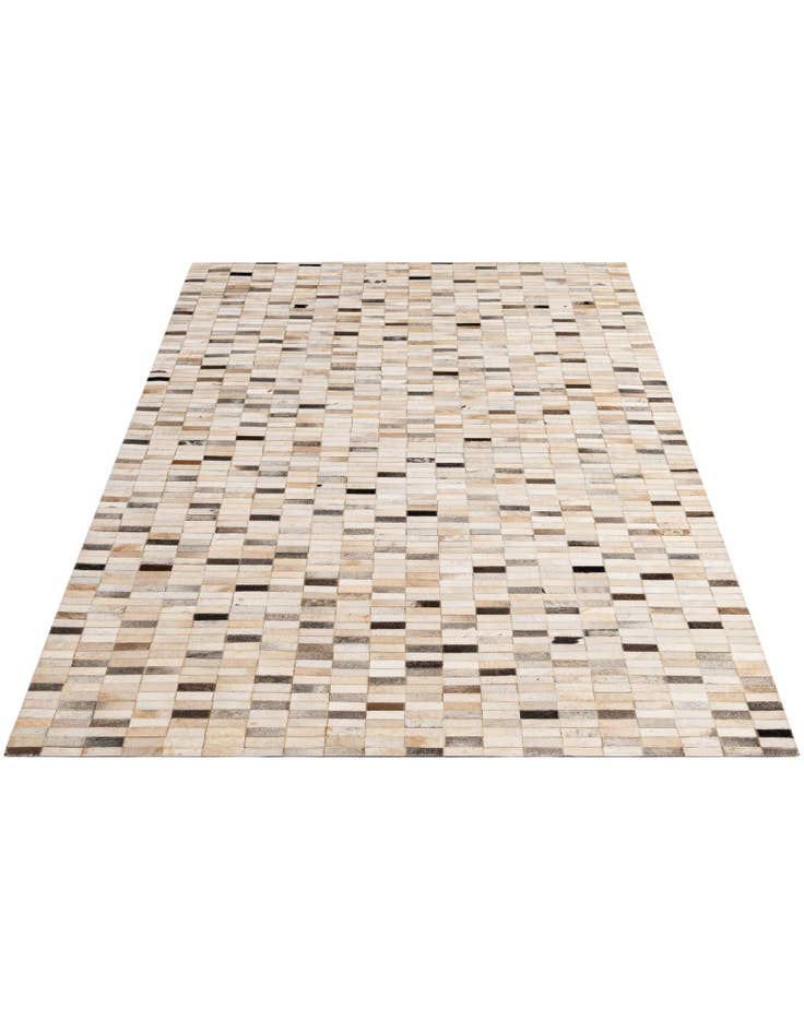 Detail image of 5' 2 x 7' 11 Cowhide - Patchwork Rug