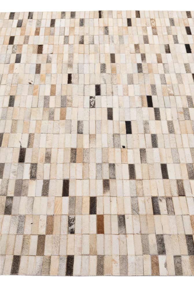 5' 2 x 7' 11 Cowhide - Patchwork Rug