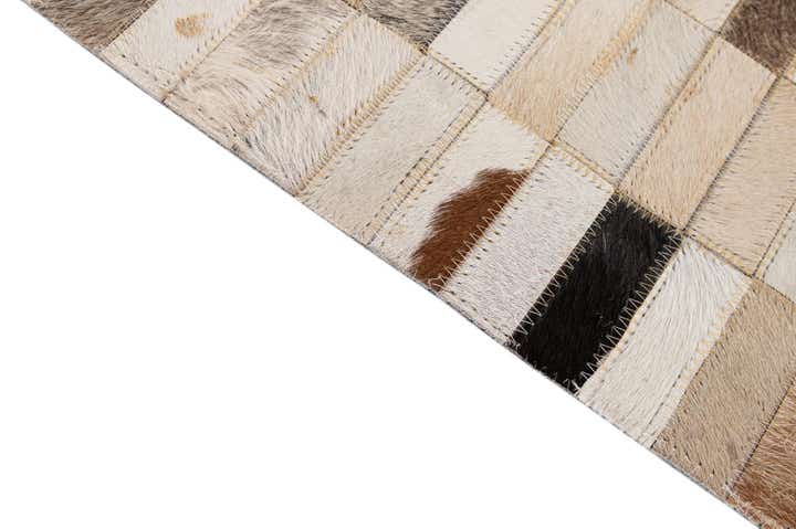 5' 2 x 7' 11 Cowhide - Patchwork Rug