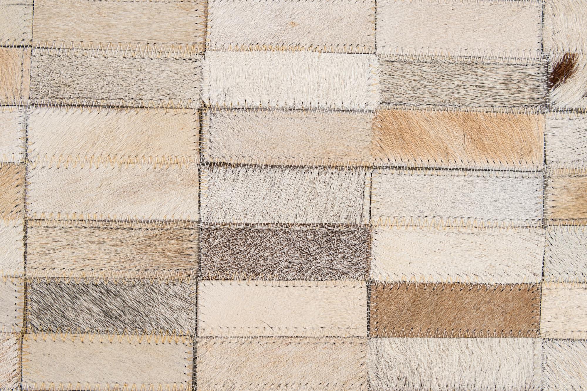 5' 2 x 7' 11 Cowhide - Patchwork Rug